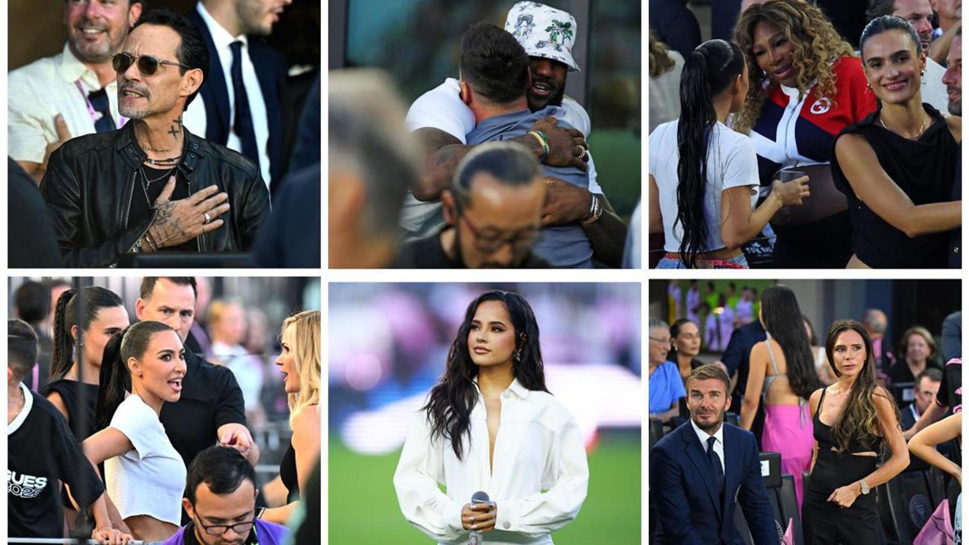 Kim Kardashian, Becky G and Marc Anthony, the A-Listers, watched Lionel Messi’s debut in Miami [Photos]