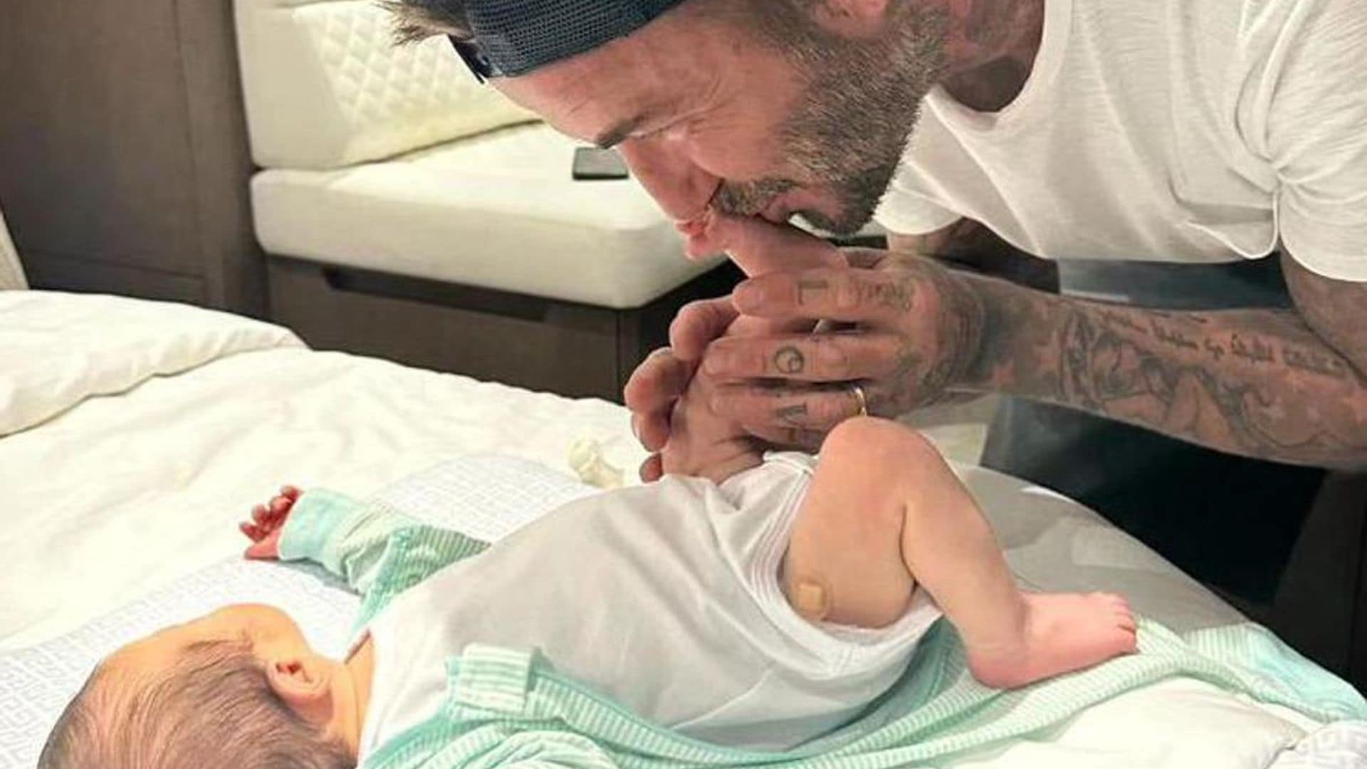 Marc Anthony shares a sweet photo of his baby with ‘uncle’ David Beckham