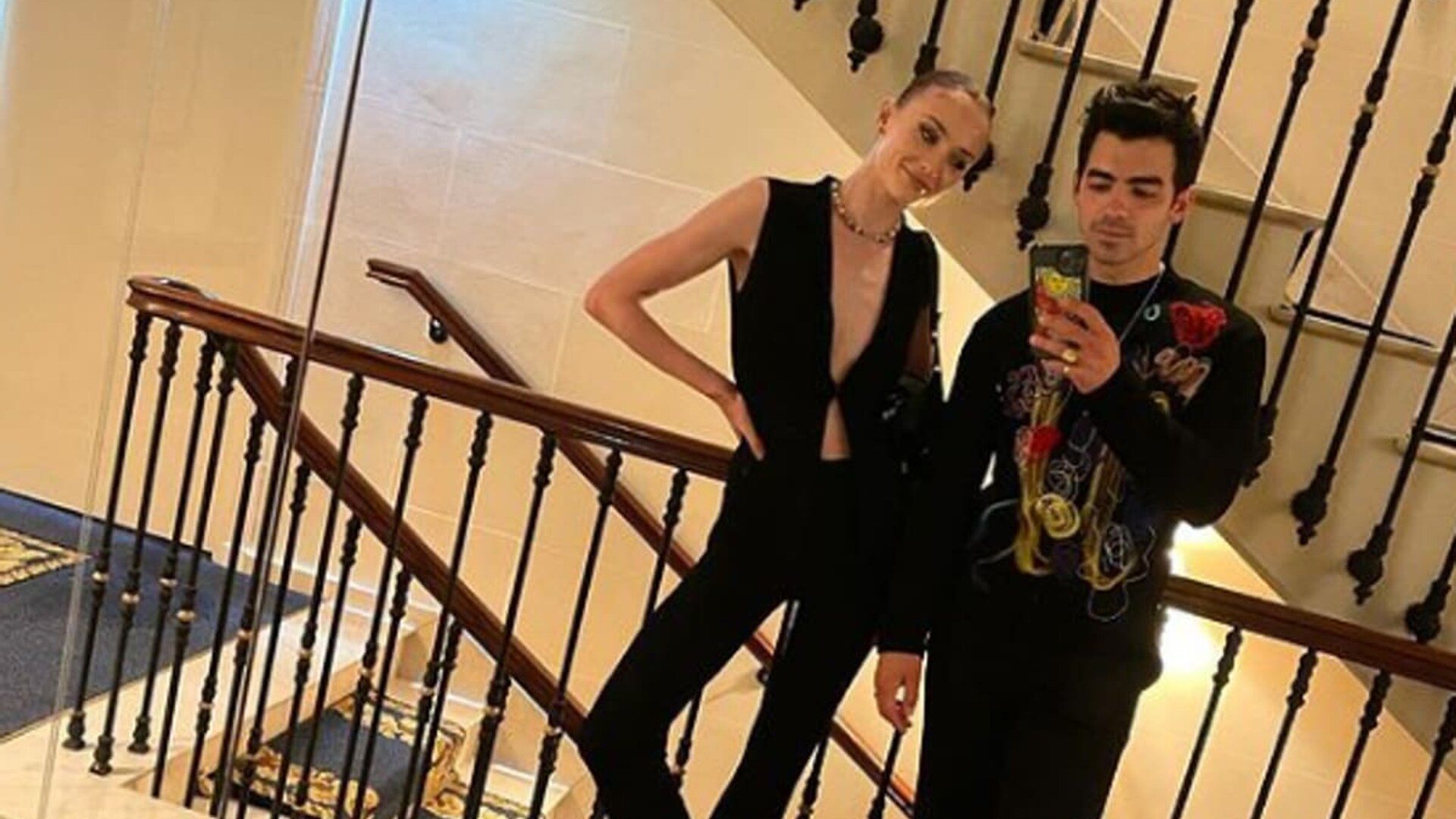 Joe Jonas and Sophie Turner in Paris