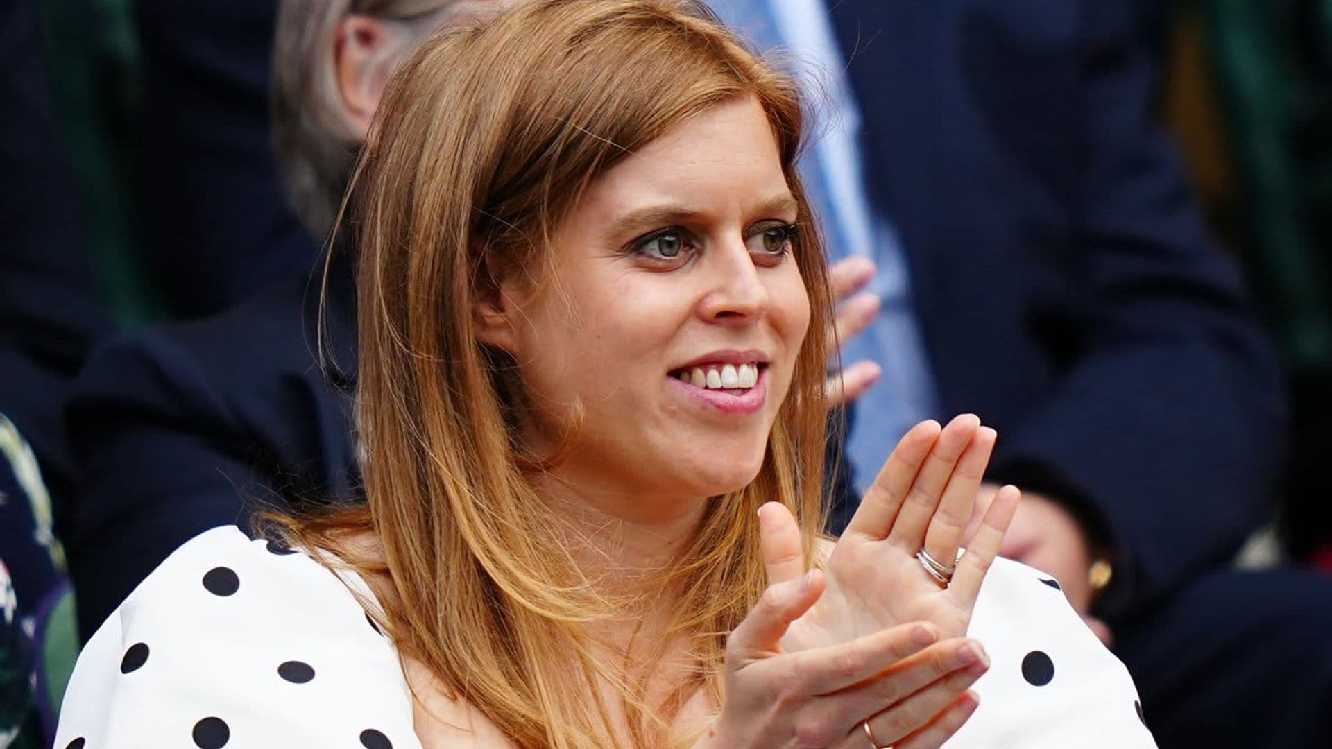 Princess Beatrice shows off growing baby bump at Wimbledon