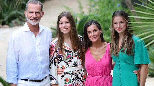 Queen Letizia and family arrive in Mallorca for summer holidays