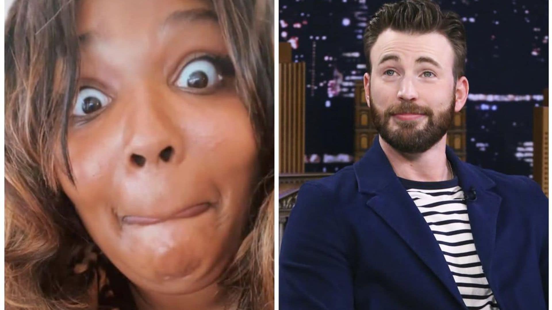 lizzo chris evans dm