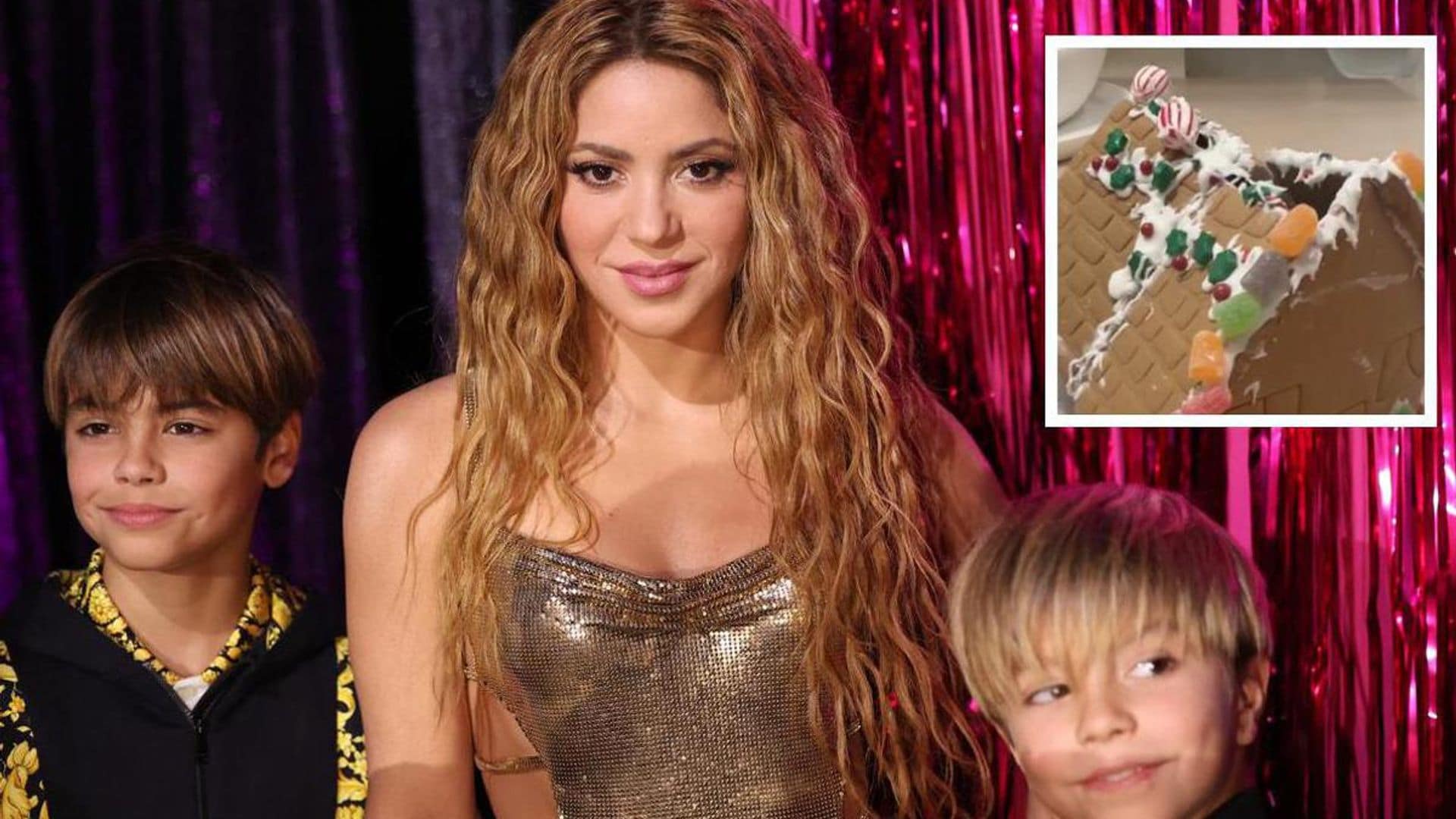 Shakira makes the worst gingerbread house ever