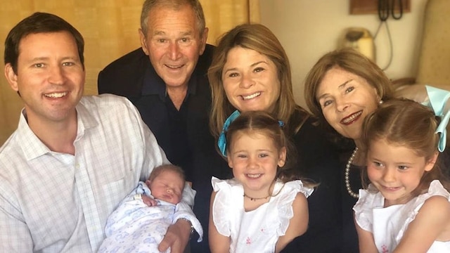 jenna bush hager welcomes son daughters meet instagram