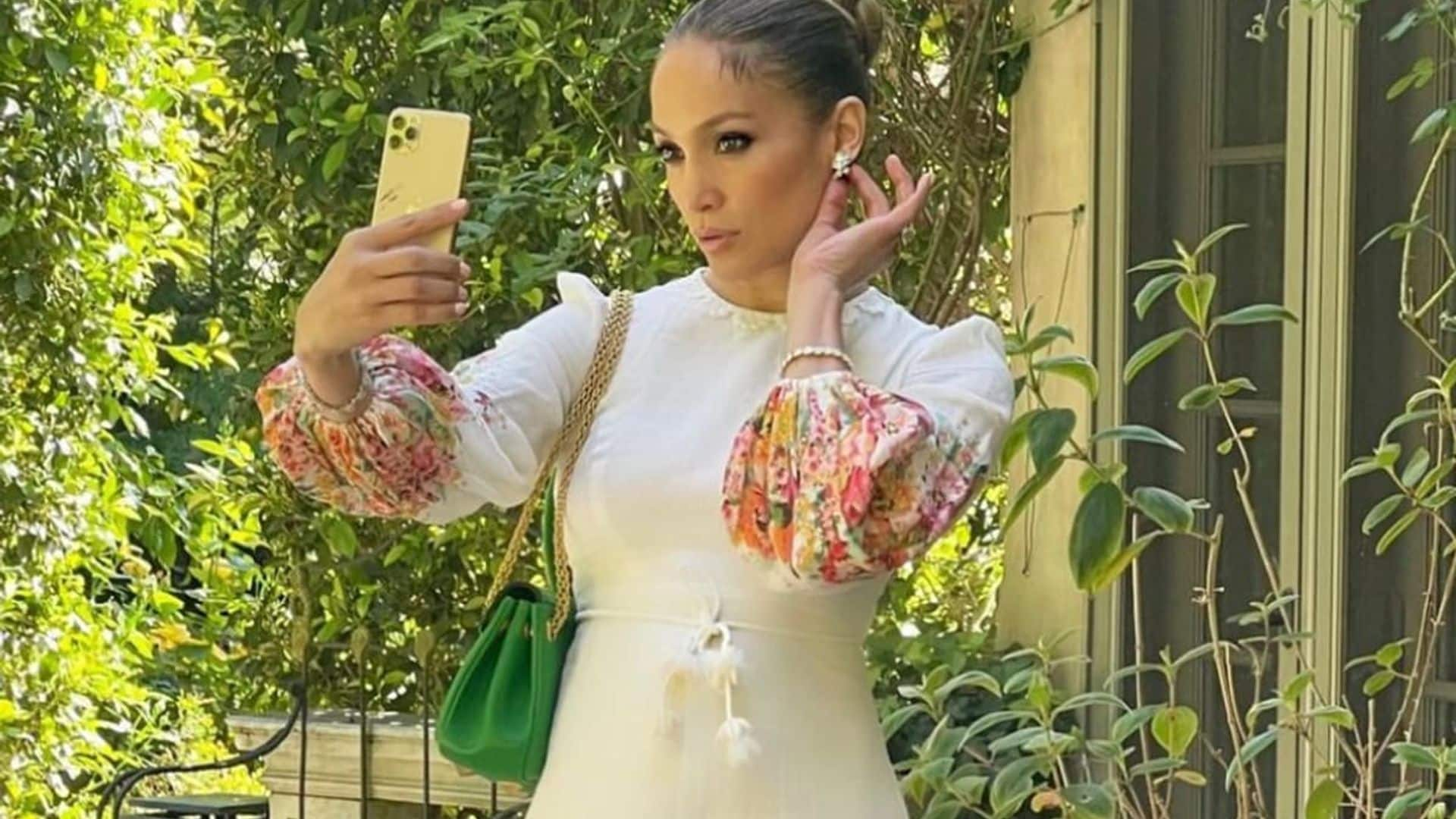 Jennifer Lopez embodies springtime fashion for Easter Sunday