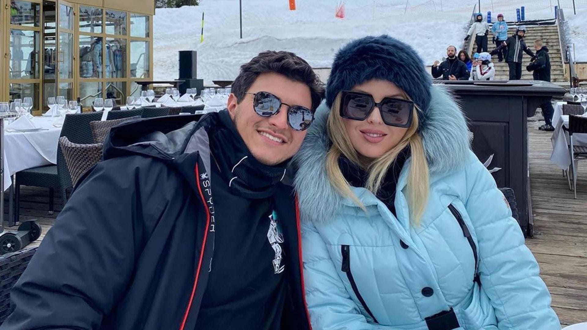 Bonne année! Tiffany Trump vacations with fiancé Michael Boulos and mom Marla Maples in Courchevel