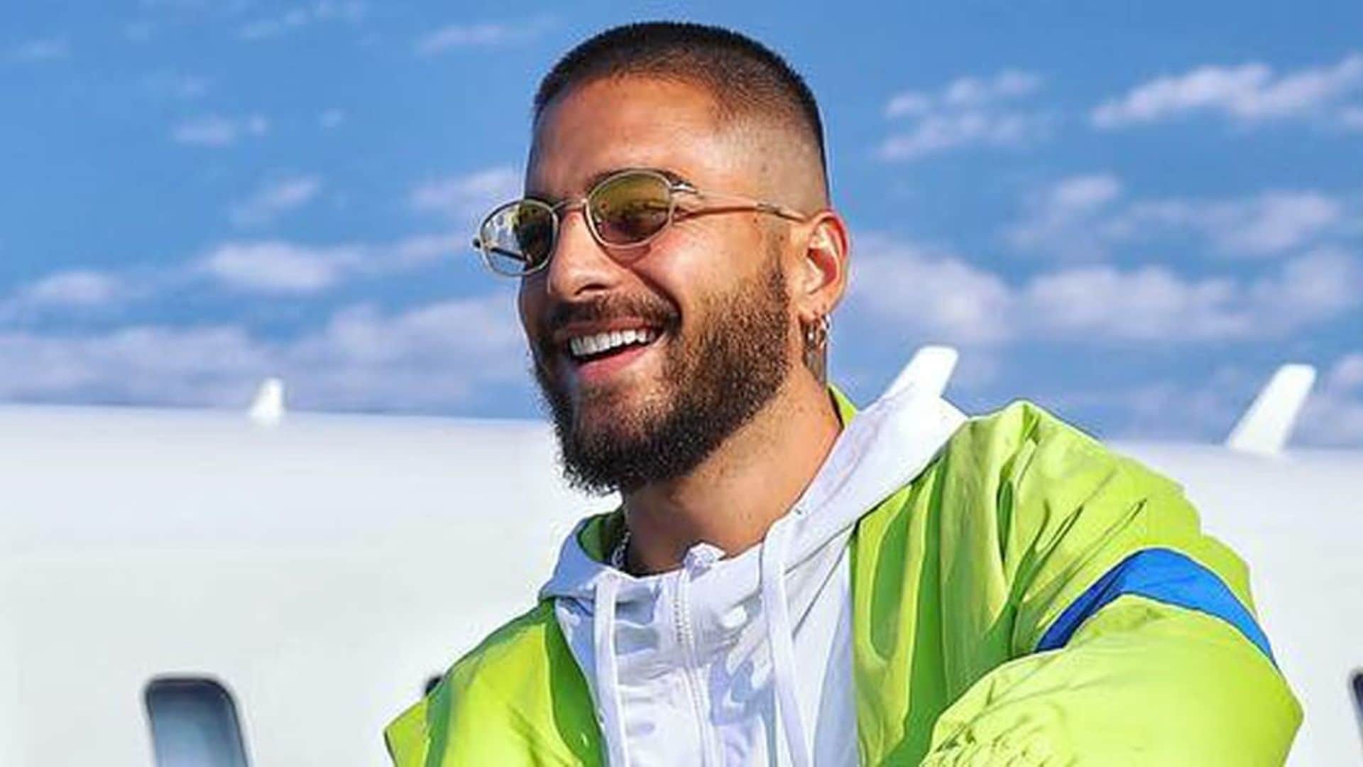 Maluma is in a GREAT mood after premiere of his documentary