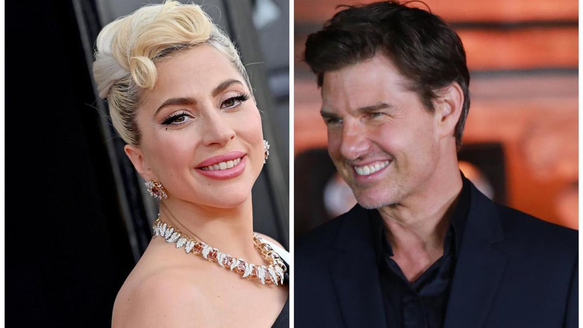 Lady Gaga shows love for Tom Cruise with a kiss on the cheek at Las Vegas show