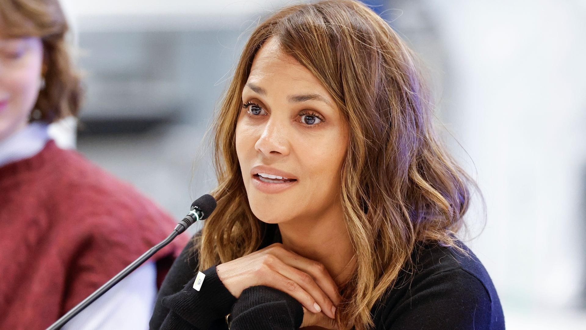 Halle Berry speaks during a roundtable discussion highlighting women's health research at University of Illinois on January 11, 2024 in Chicago, Illinois. (Photo by Kamil Krzaczynski/Getty Images)
