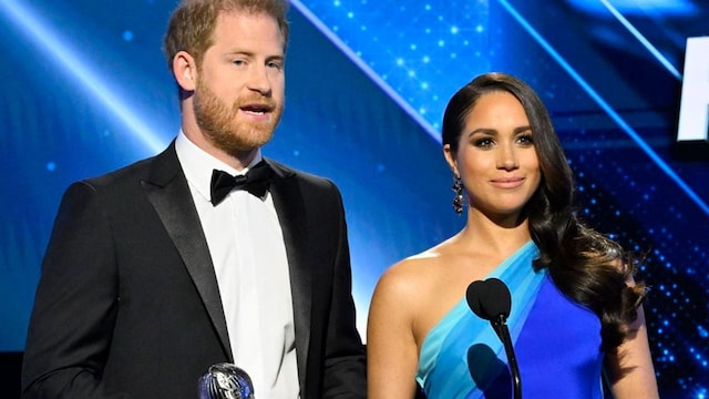 Meghan Markle and Prince Harry make awards show appearance