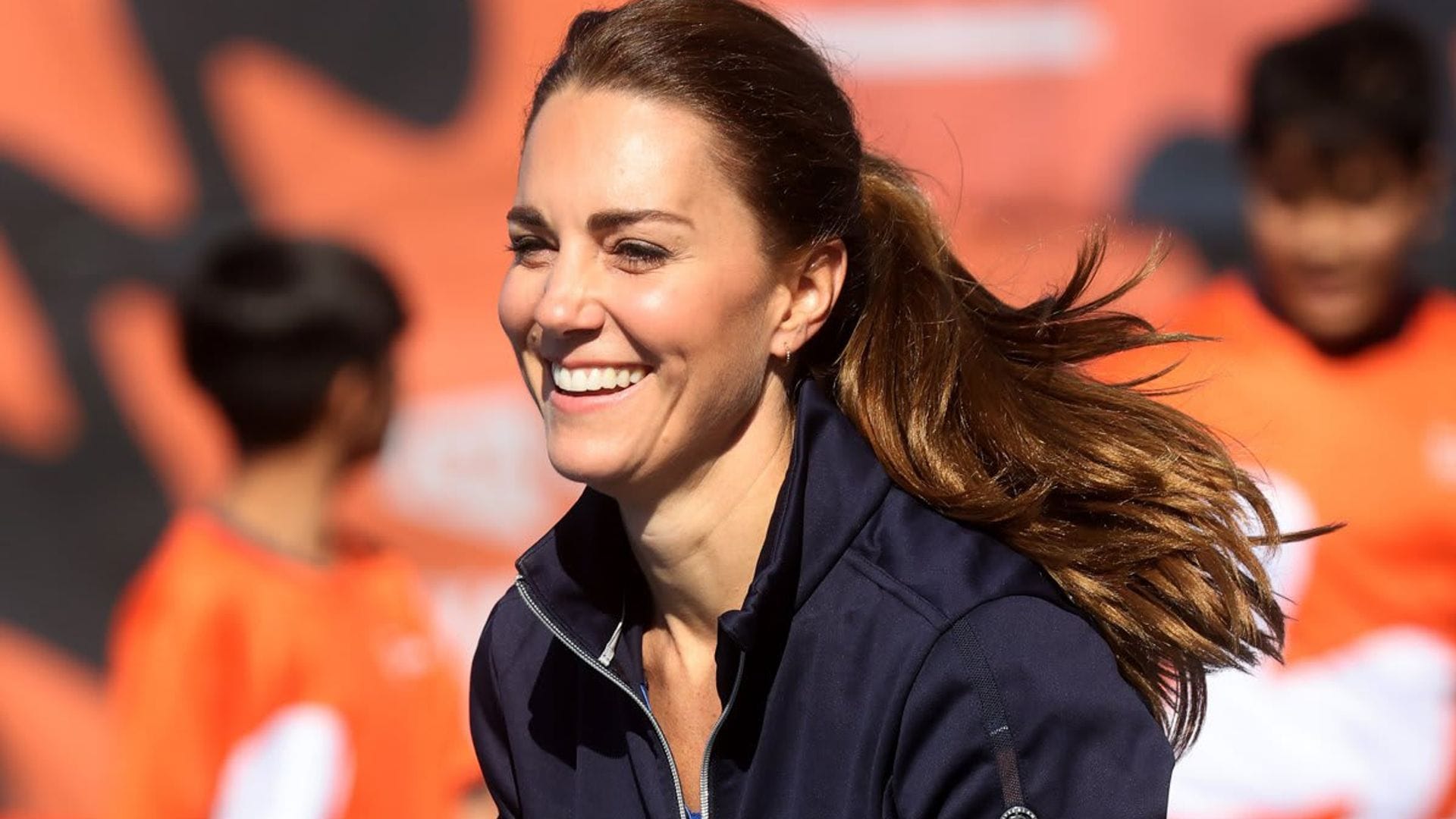 Kate Middleton hits the court with tennis champions