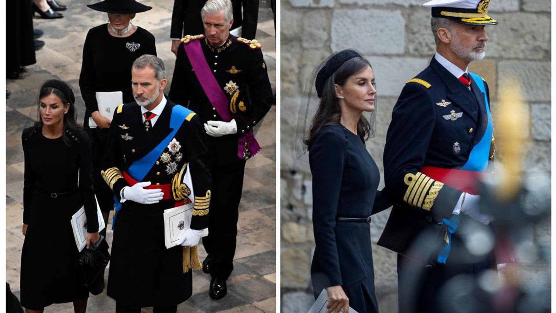 Queen Letizia bids farewell to Queen Elizabeth II in style