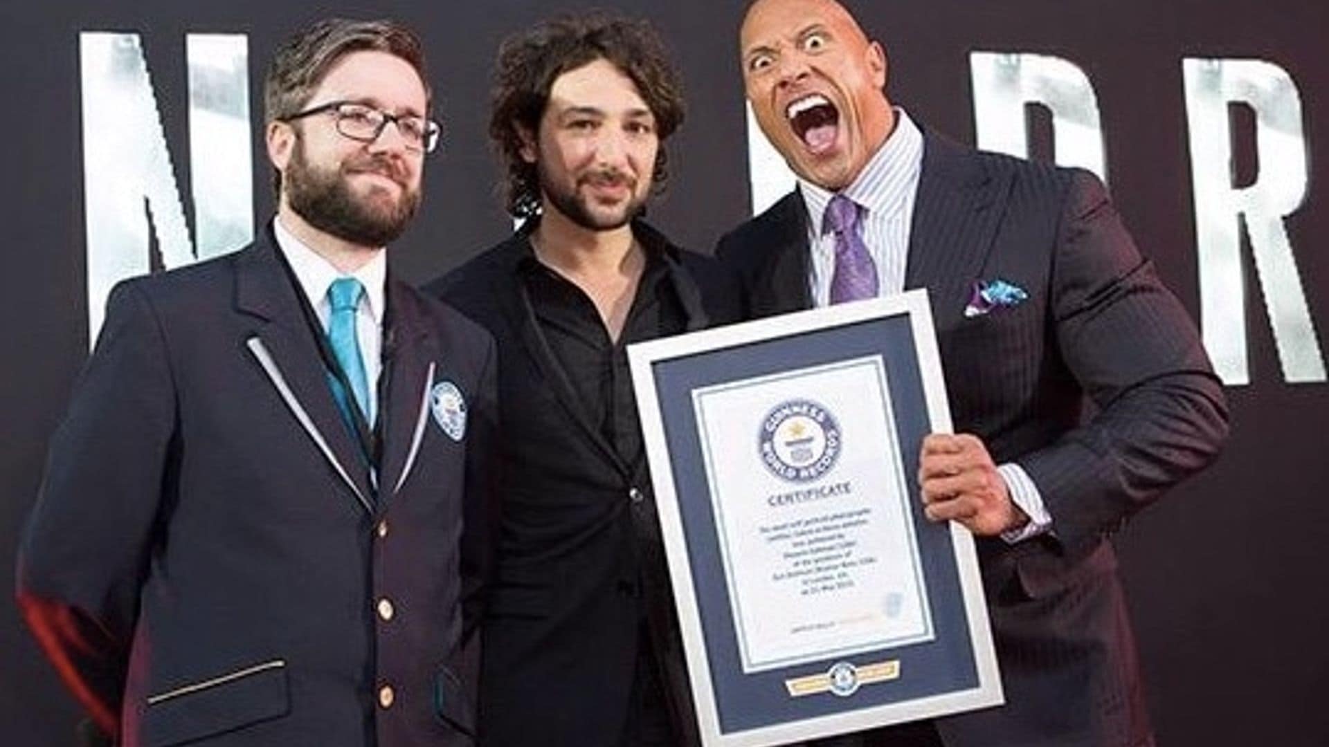 Dwayne 'The Rock' Johnson breaks world record for most selfies