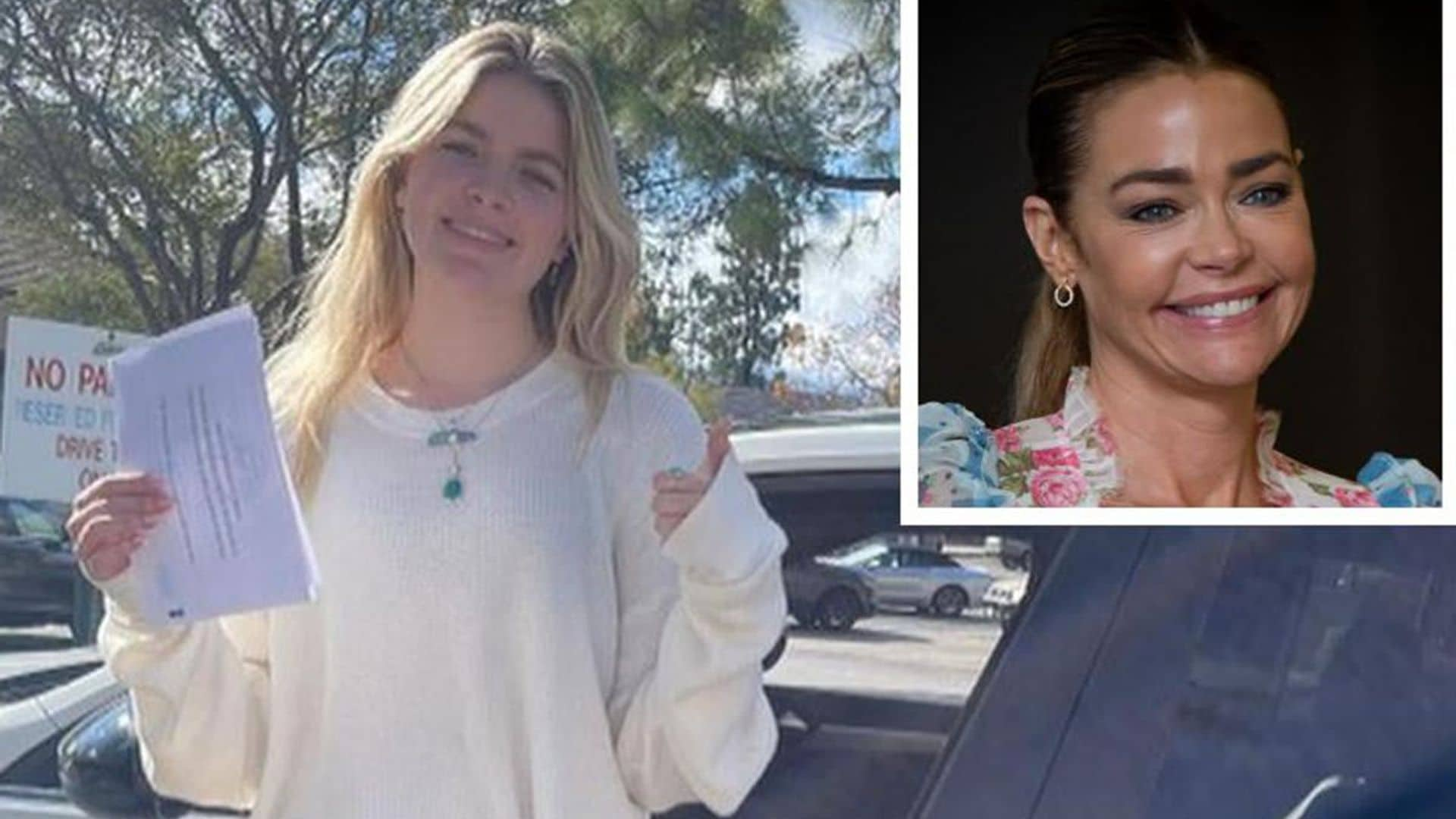 Lola Sheen gets her driver’s license and thanks her mom Denise Richards for the ‘confidence’