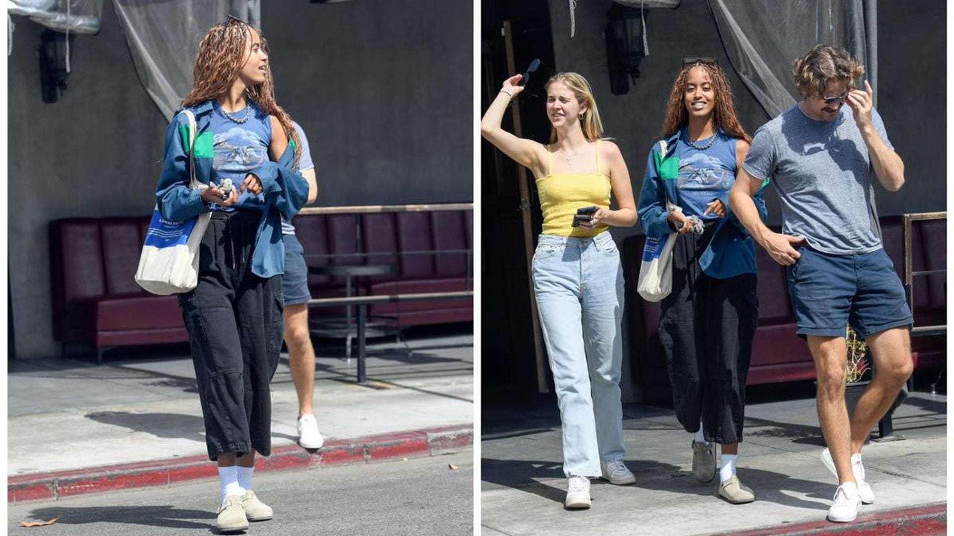 Malia Obama looks cool as she hangs out with friends in Los Angeles