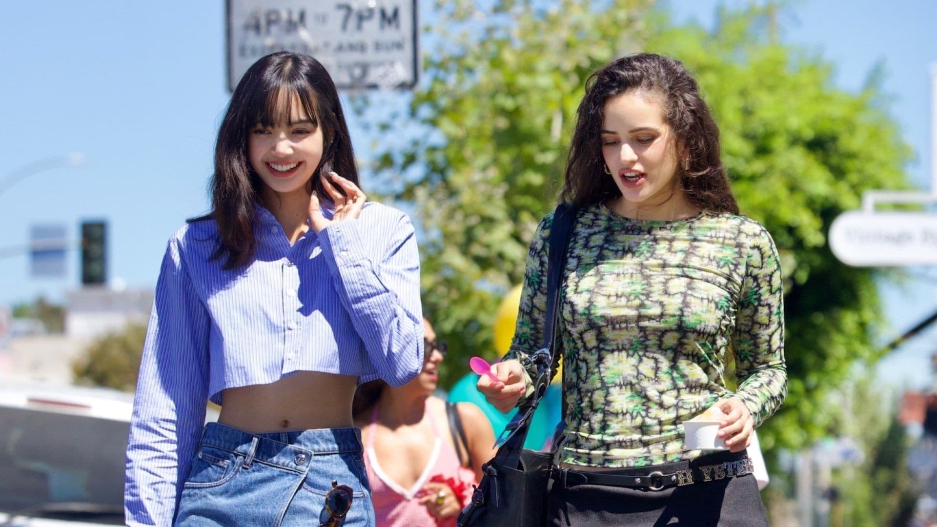 Rosalia and Lisa celebrate their new song with an ice cream date