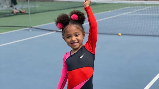 Serena Williams' daughter Olympia Ohanian wears mini version of her mom's Australian Open catsuit