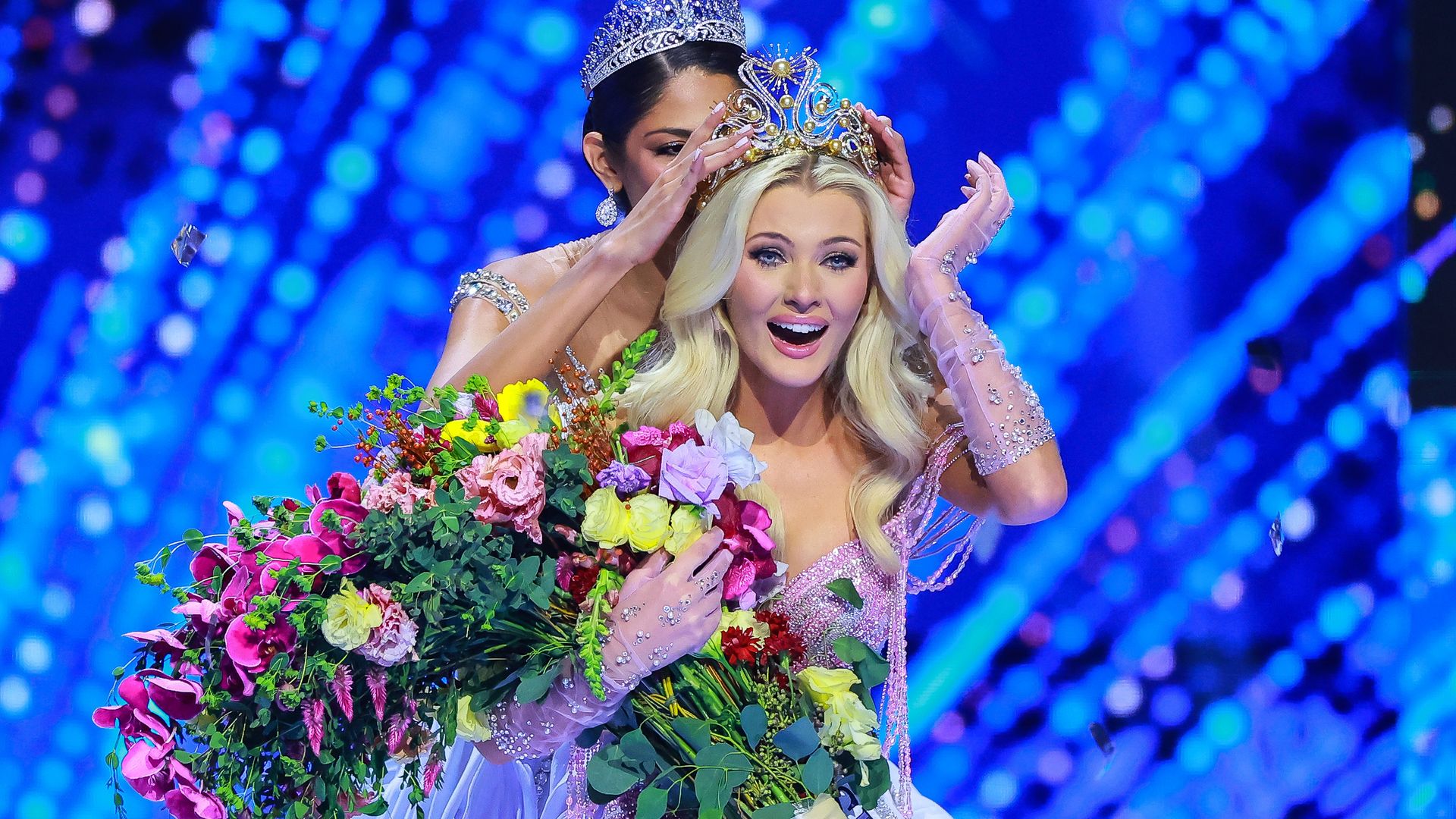 Miss Denmark Victoria Kjær Theilvig has won the 73rd annual Miss Universe pageant