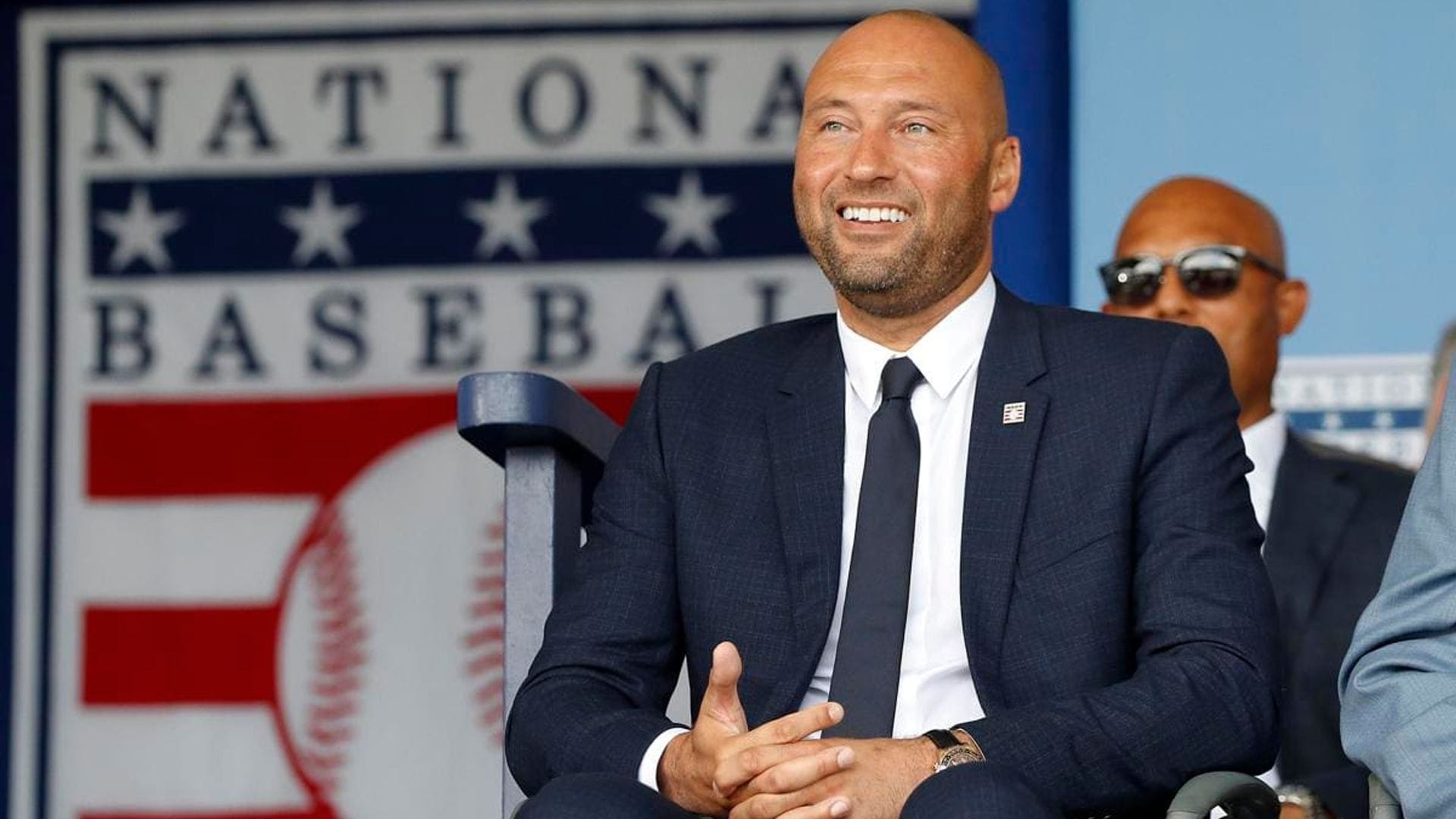 Derek Jeter jokes about his struggles as a father of three girls