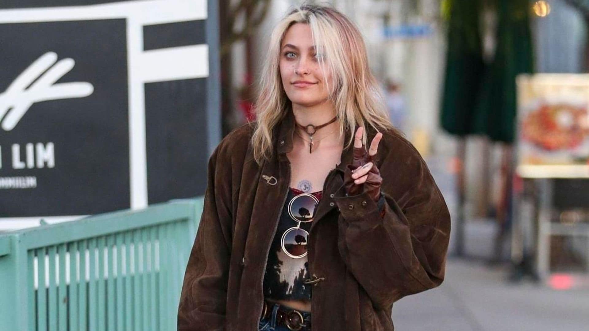 Paris Jackson rides a Vespa in Santa Monica