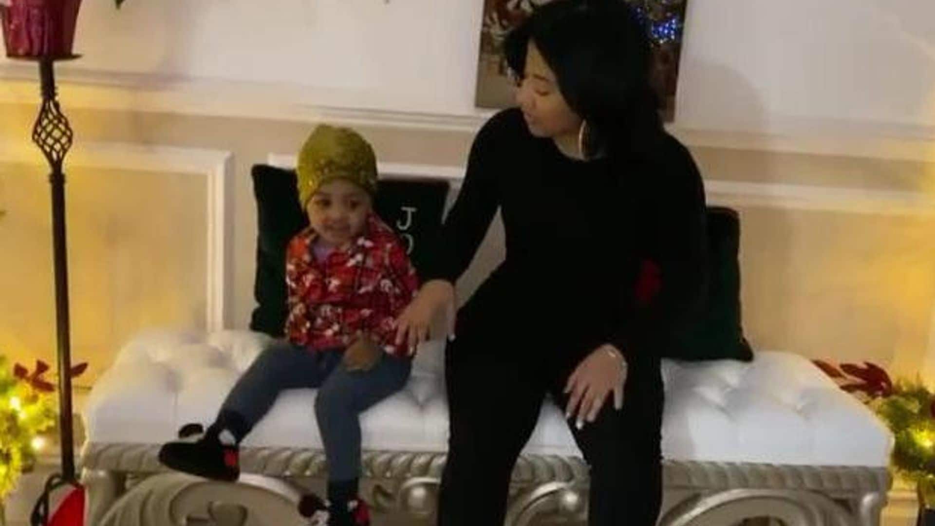Cardi B's daughter Kulture shows off singing skills in adorable new video