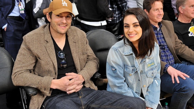 Celebrities At The Los Angeles Lakers Game