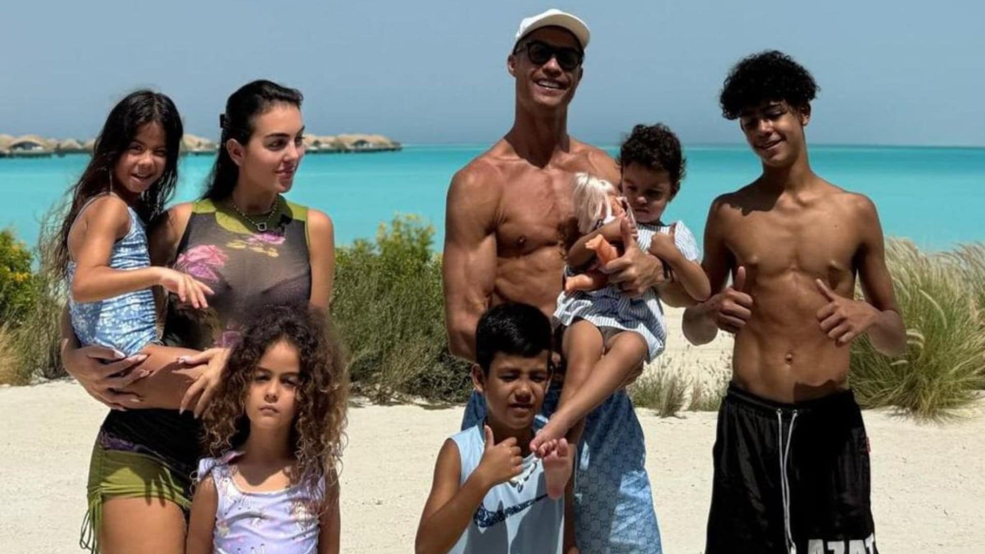 Georgina Rodríguez and Cristiano Ronaldo return to one of their favorite destinations with their family