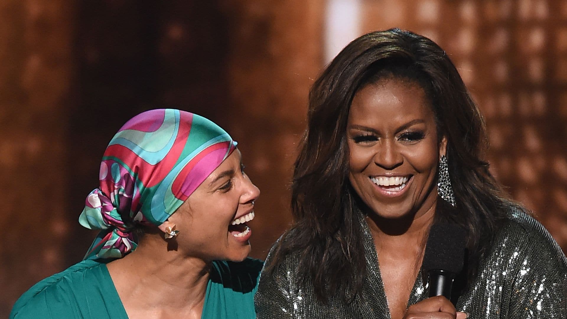 Alicia Keys and Michelle Obama stun in suits while sharing an inspiring message; 'We are the catalyst for change!'