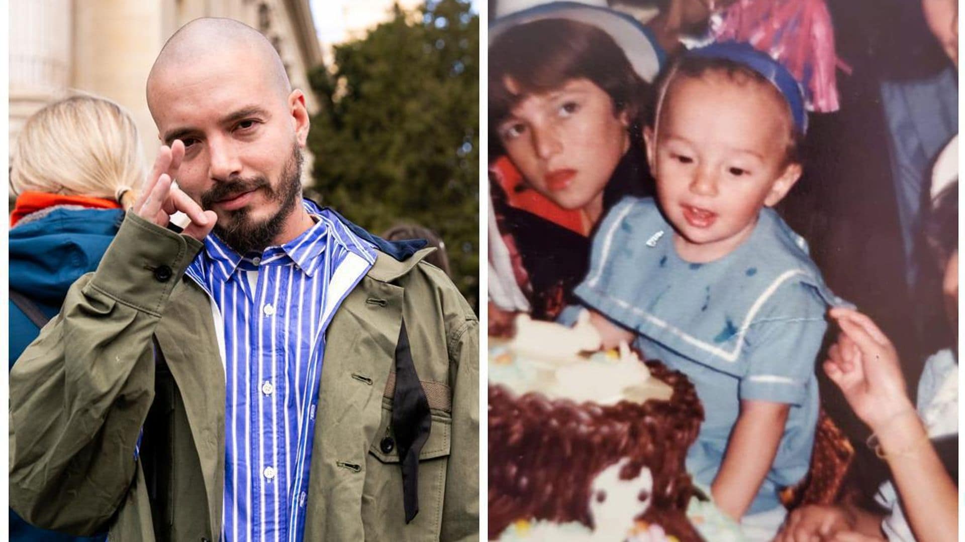 J Balvin celebrates his 35th birthday with the sweetest throwback