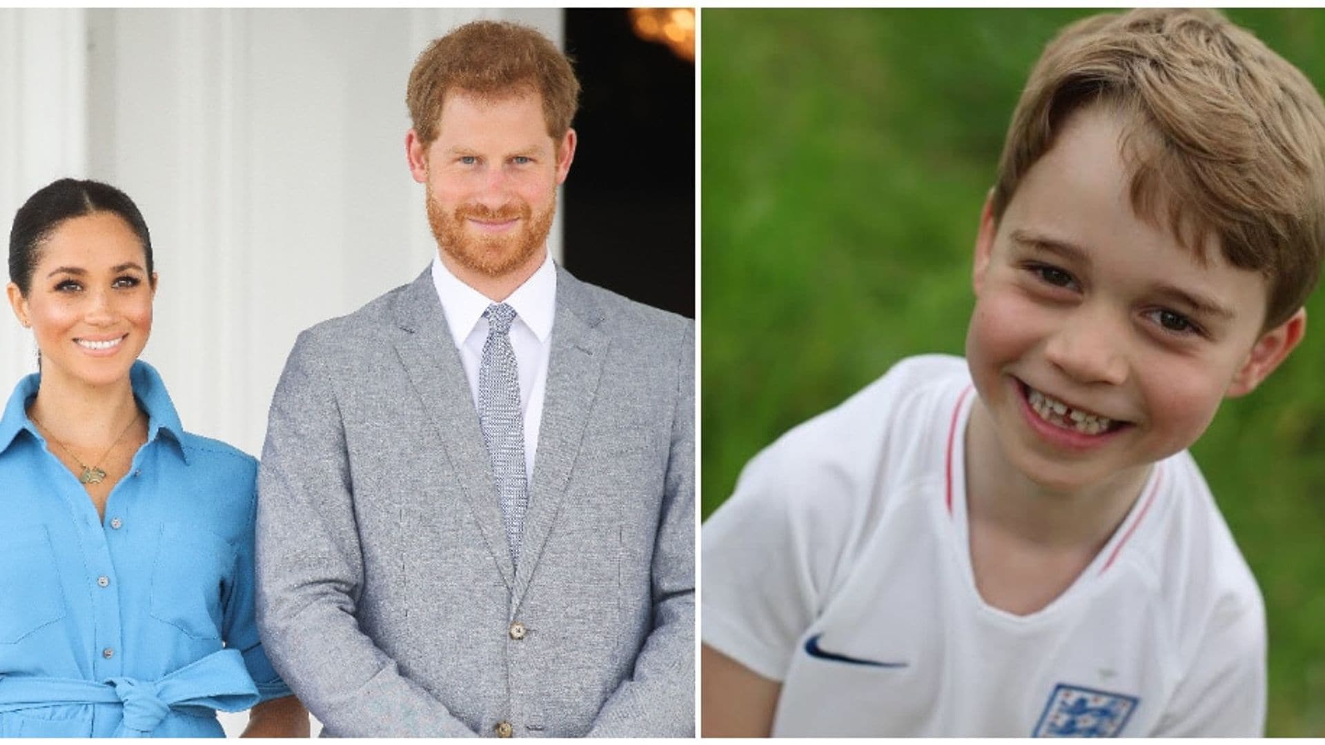 See Meghan Markle and Prince Harry's birthday wish for nephew Prince George