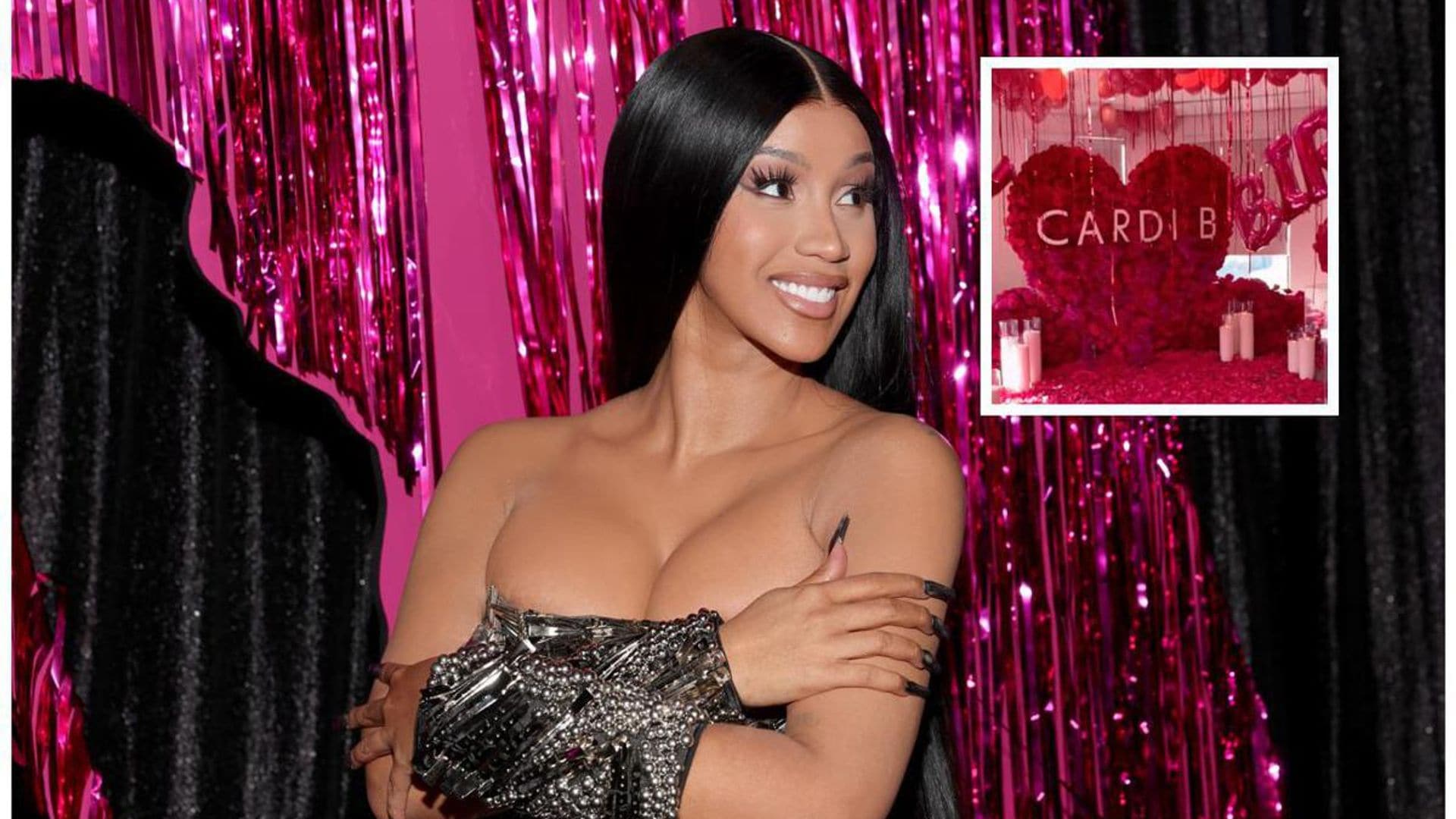 Cardi B receives an extravagant and romantic surprise on her 31st birthday from her husband, Offset