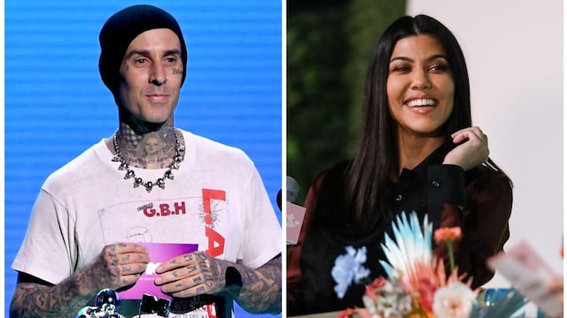 Kourtney Kardashian and Travis Barker