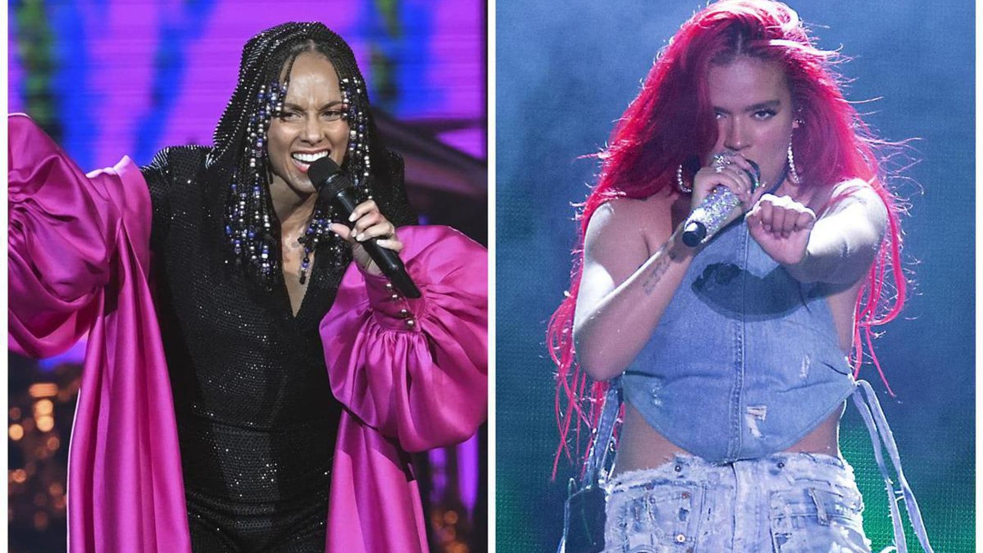 Alicia Keys surprised fans with Karol G and Goyo during her first concert in Colombia