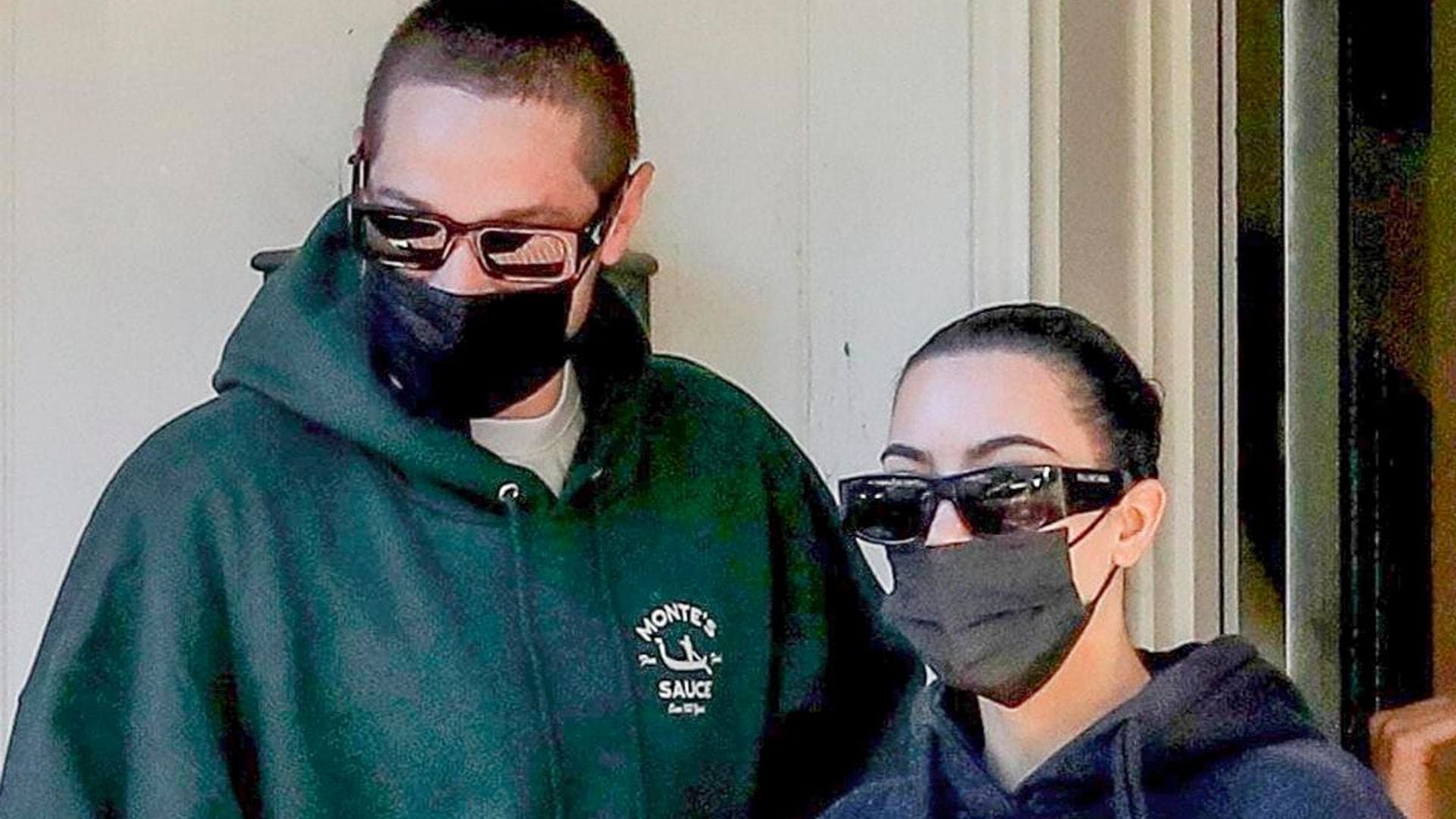 Kim Kardashian and Pete Davidson visit a friend's house in Beverly Hills amid his LA house hunt