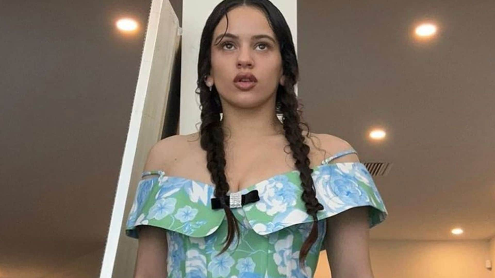 Rosalia teases new song after leaking it by accident while wearing the cutest sundress