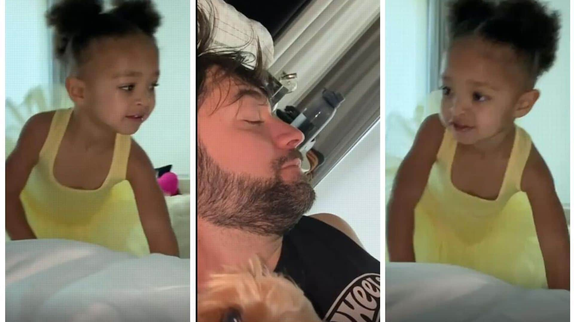 Serena Williams’ daughter Olympia wakes up daddy in the cutest way - and we can’t handle it!