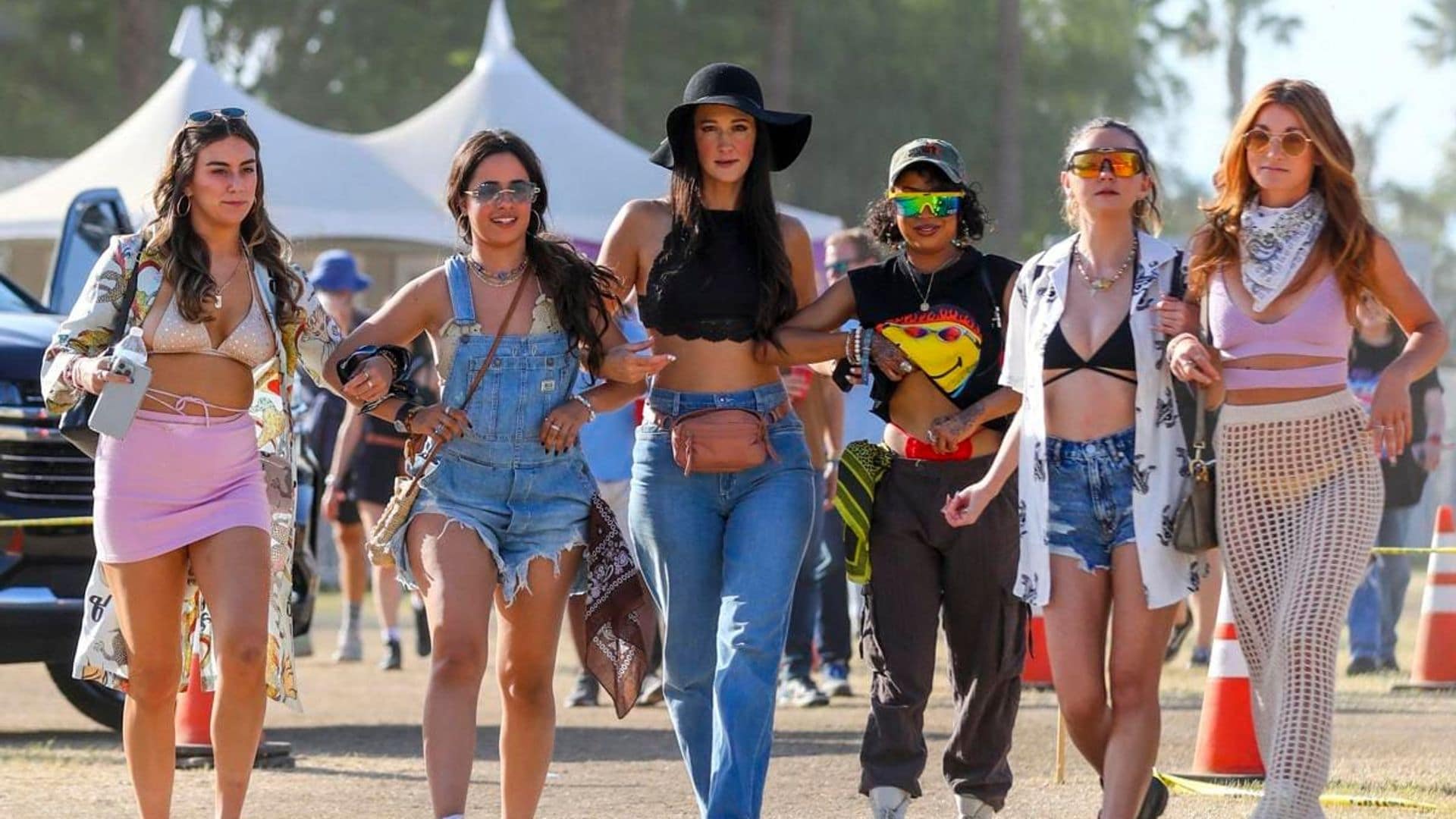 Camilla Cabello and her friends arrived on Coachella’s weekend two as the souls of the party