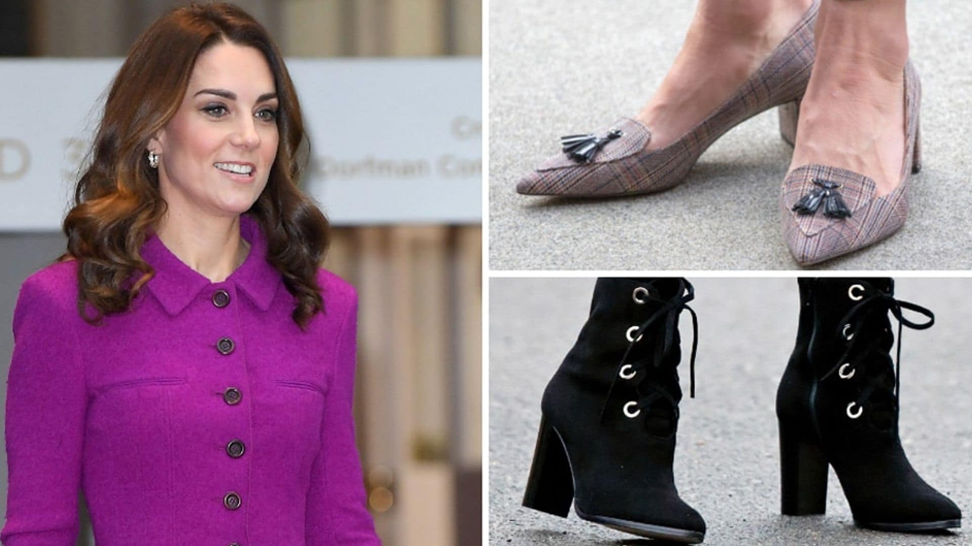 See all the times Kate Middleton made a fashion statement with her shoe style