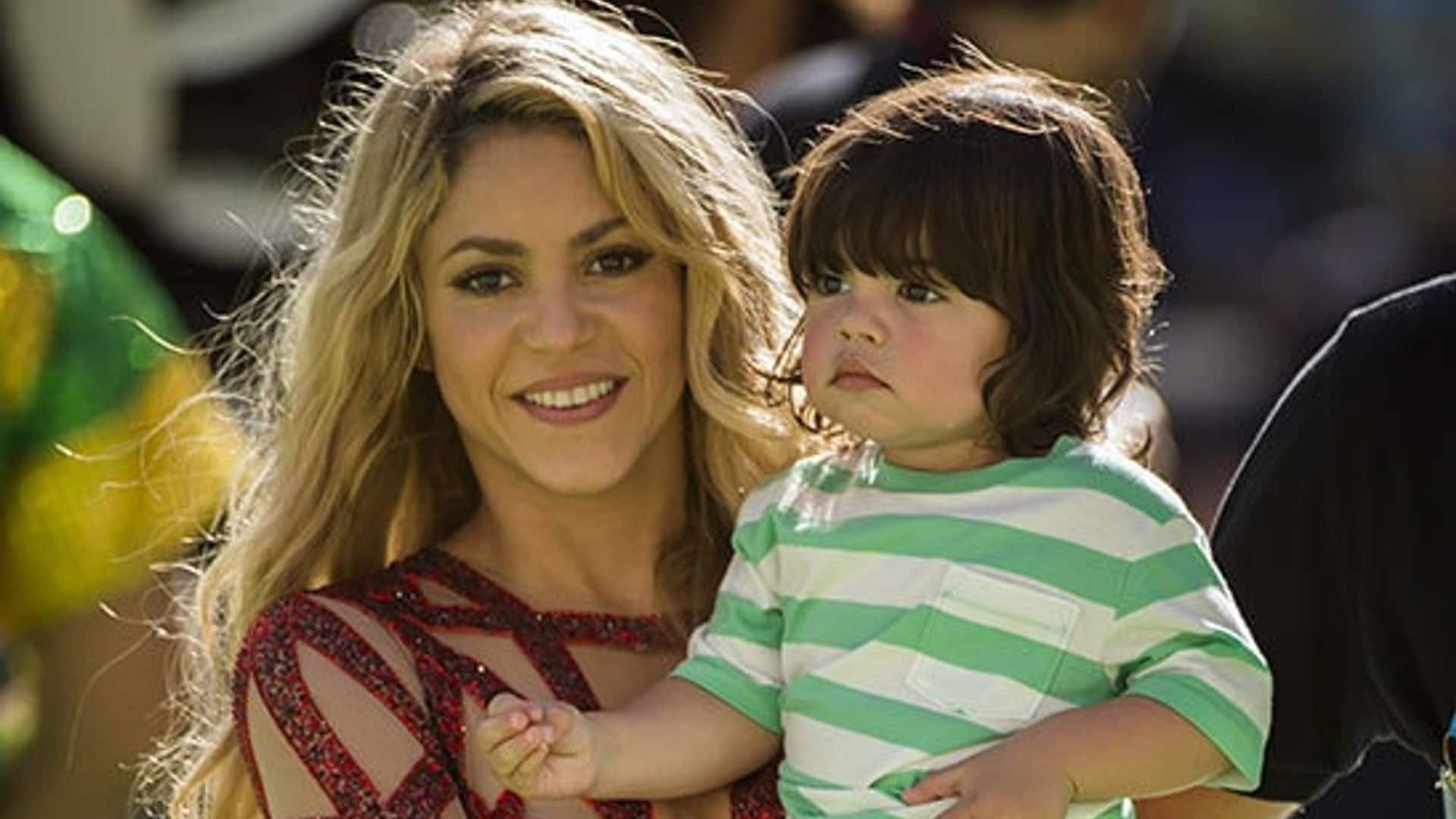 Shakira shows off son's reading skills on Facebook