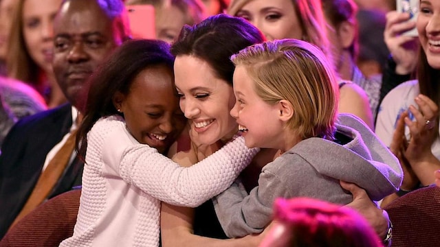 Angelina Jolie and Brad Pitt's daughters, Shiloh Jolie-Pitt and Zahara Jolie-Pitt