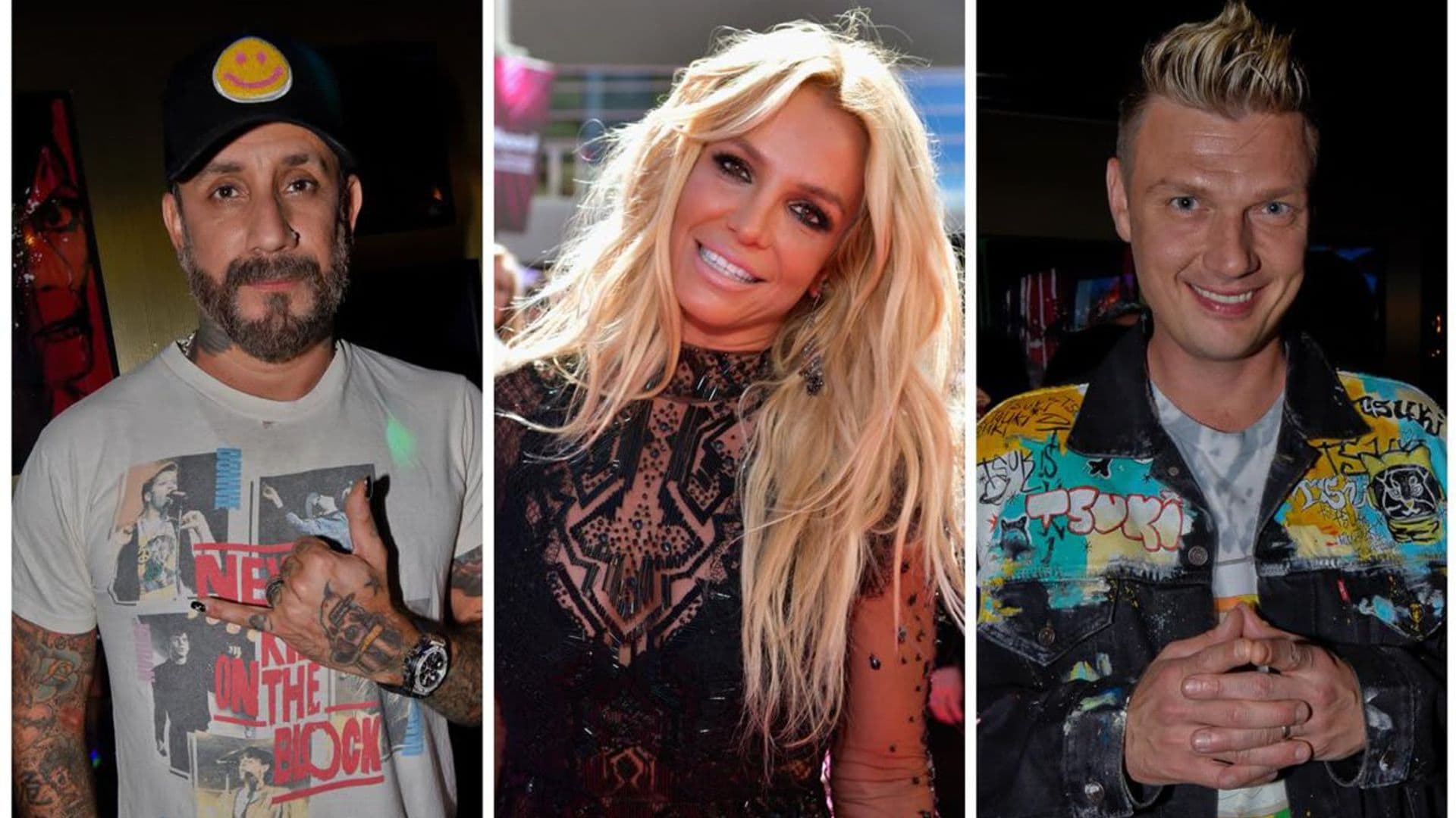 AJ McLean and Nick Carter from the Backstreet Boys share their support for Britney Spears and talk performing with *NSYNC