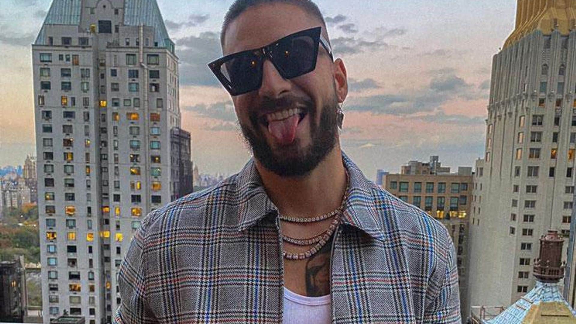 Maluma shares a cheeky message he received following the news of his breakup
