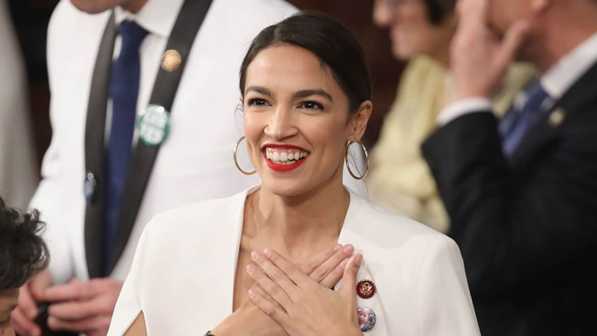 Alexandria Oscasio-Cortez turns heads with her State of the Union style – see the look!