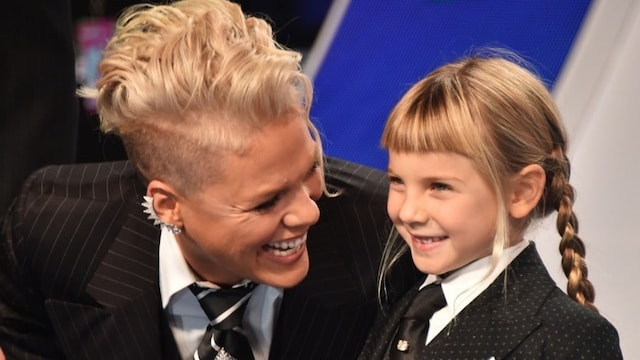 Pink, who dedicated an incredibly powerful acceptance speech to her beloved daughter Willow at the VMAs, opened up about the moment while on <i>The Ellen DeGeneres Show</i>.
Photo: Frazer Harrison/Getty Images