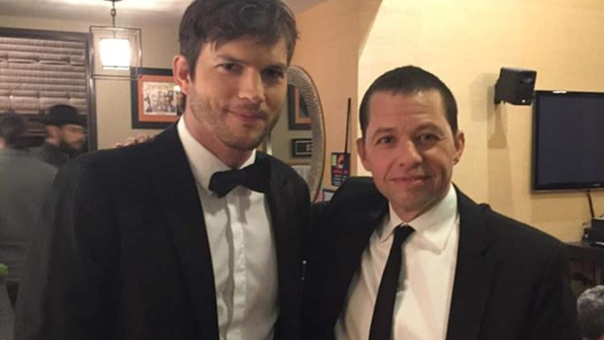 Ashton Kutcher thanks his Two and a Half Men co-star Jon Cryer as final episode airs