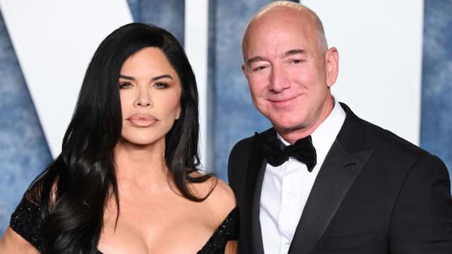 Lauren Sanchez and Jeff Bezos