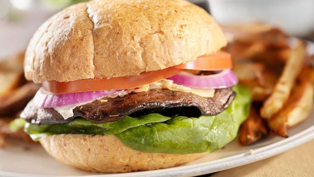 portobello mushroom burger