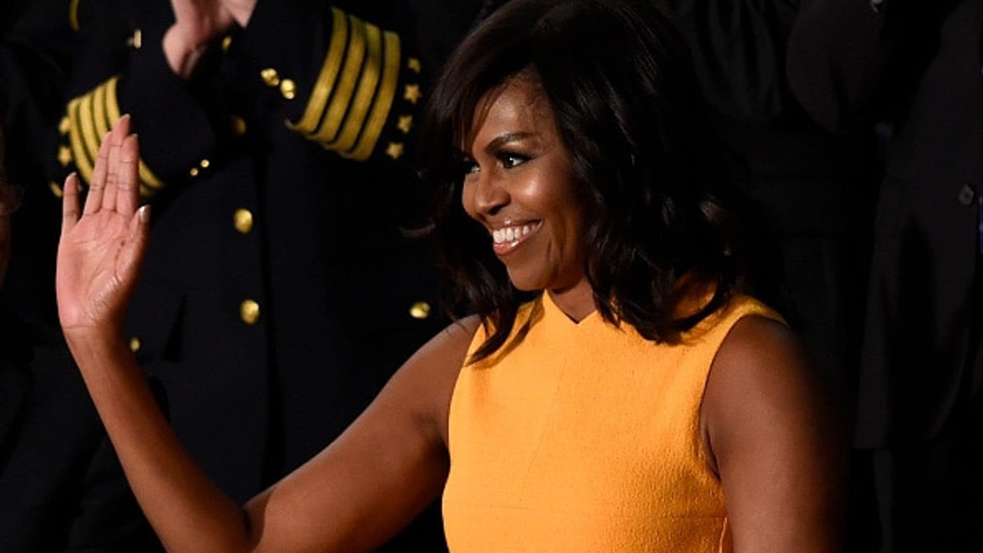 Michelle Obama brightens State of the Union as celebrities react to the President's speech