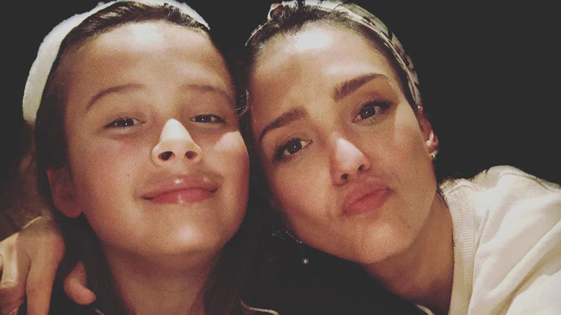 Jessica Alba shares a photo with her eldest daughter Honor