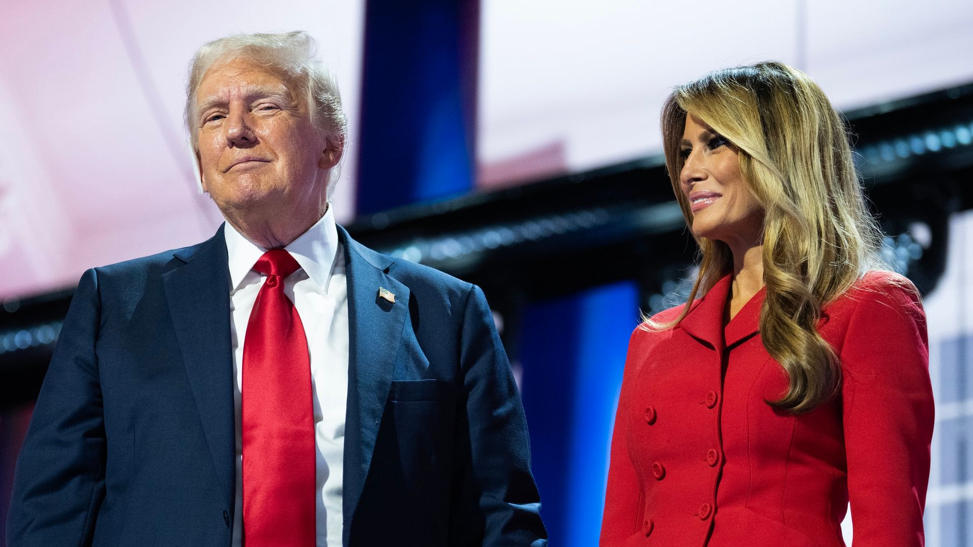 See what Melania Trump did when asked what husband Donald Trump wears to sleep